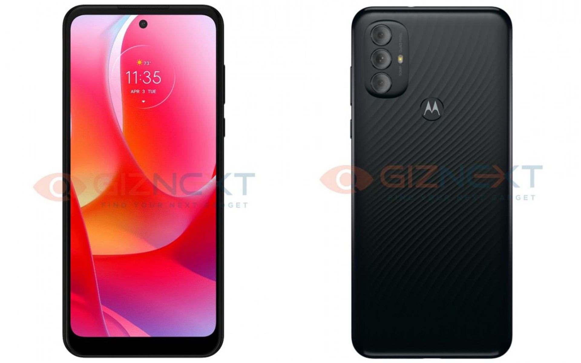 رندر موتو جی پاور ۲۰۲۲ از نمای جلو و عقب