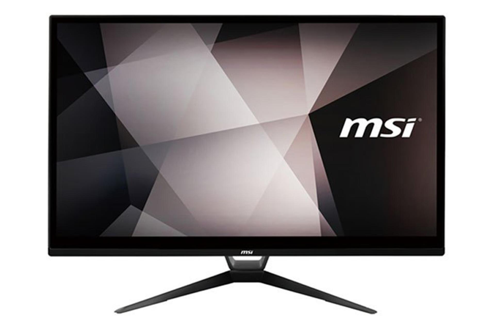 نمای روبرو کامپیوتر آل این وان All in One MSI pro 22x 9m core i3 9100