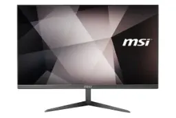 نمای روبرو کامپیوتر آل این وان All in One MSI Pro 24X 7M نقره ای