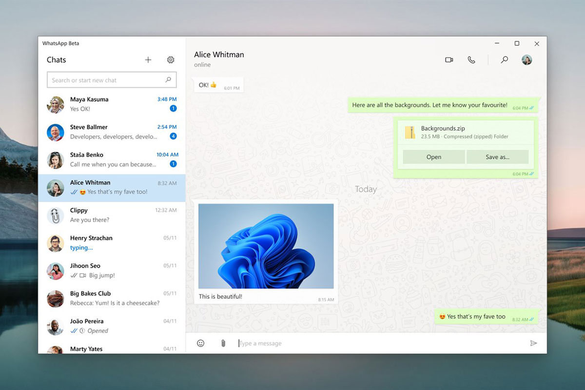 نسخه جدید واتساپ دسکتاپ برای ویندوز منتشر شد