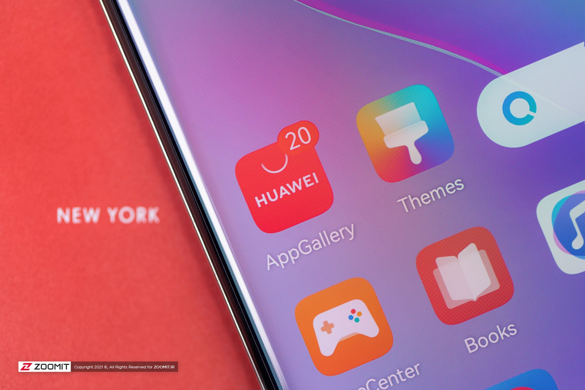 اپ گالری روی گوشی نوا ۸ هواوی