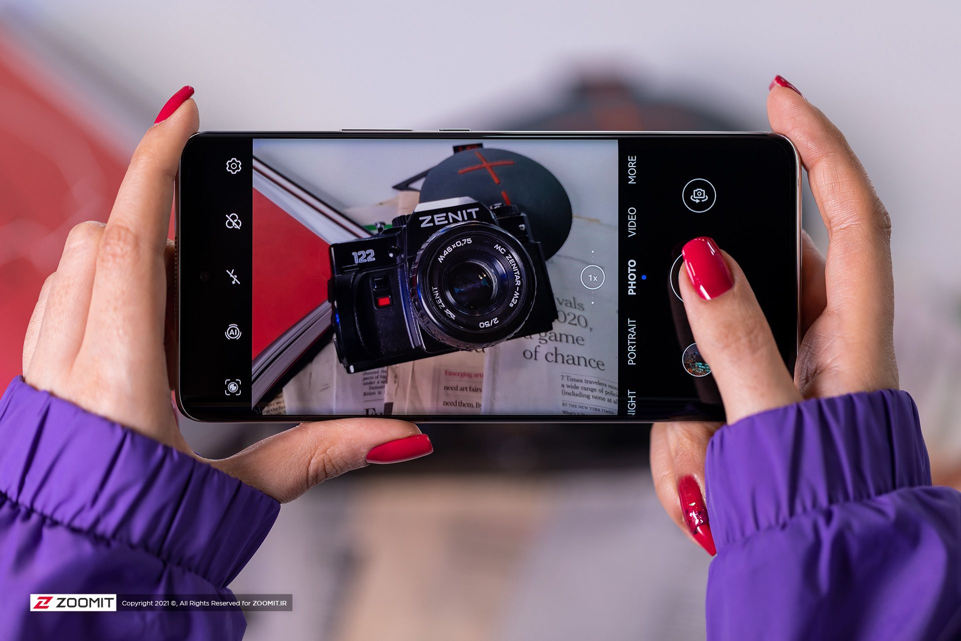 رابط کاربری دوربین گوشی نوا ۸ هواوی