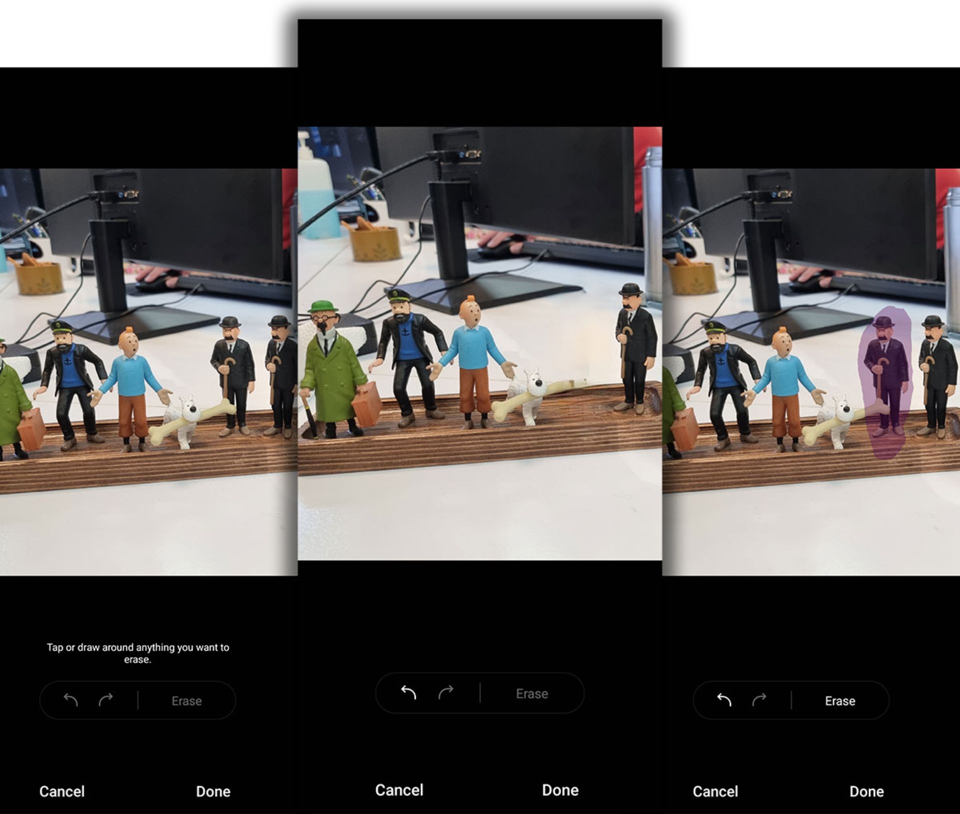 حذف کردن یکی از برادران تامسون با قابلیت Object Eraser در One UI 4