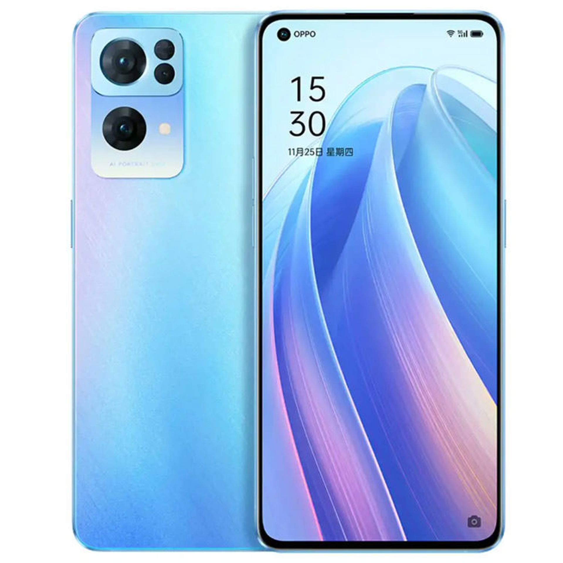 گوشی اوپو Reno7 Pro آبی