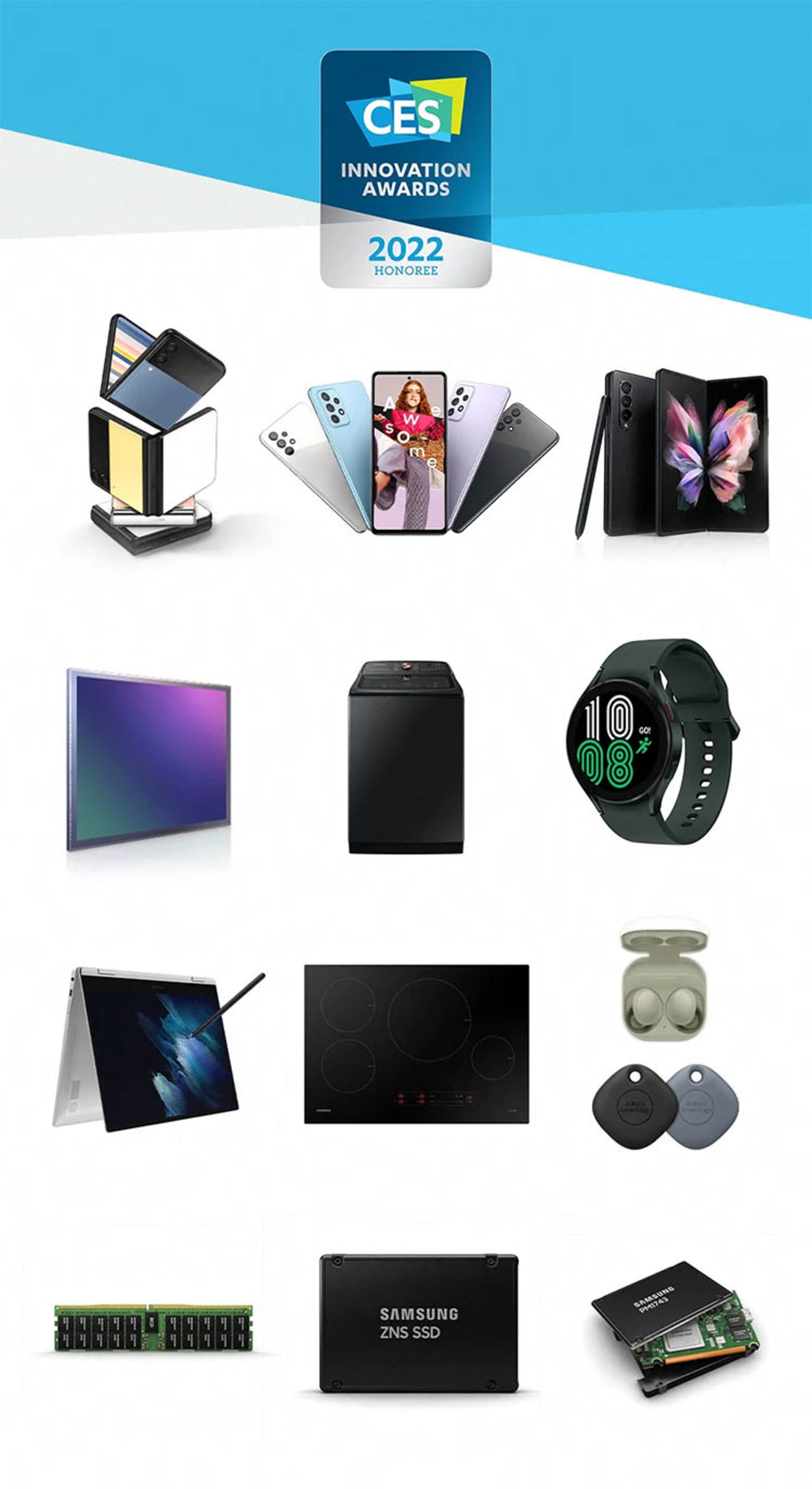 جوایز نوآوری سامسونگ در نمایشگاه CES 2022