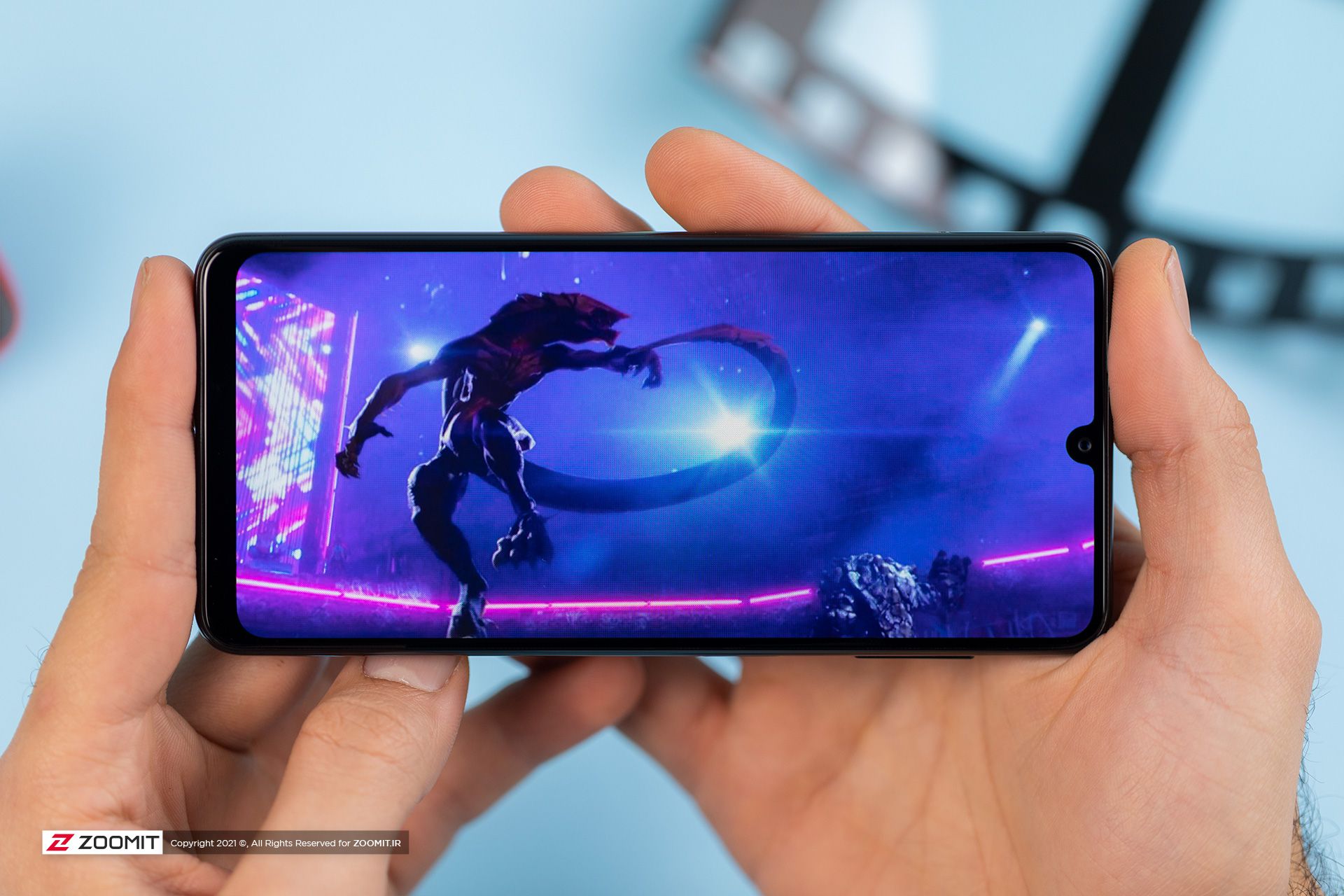 پخش فیلم با گوشی گلکسی A22 4G سامسونگ