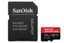 آداپتر سن دیسک microSDXC با ظرفیت 64 گیگابایت مدل Extreme Pro A2