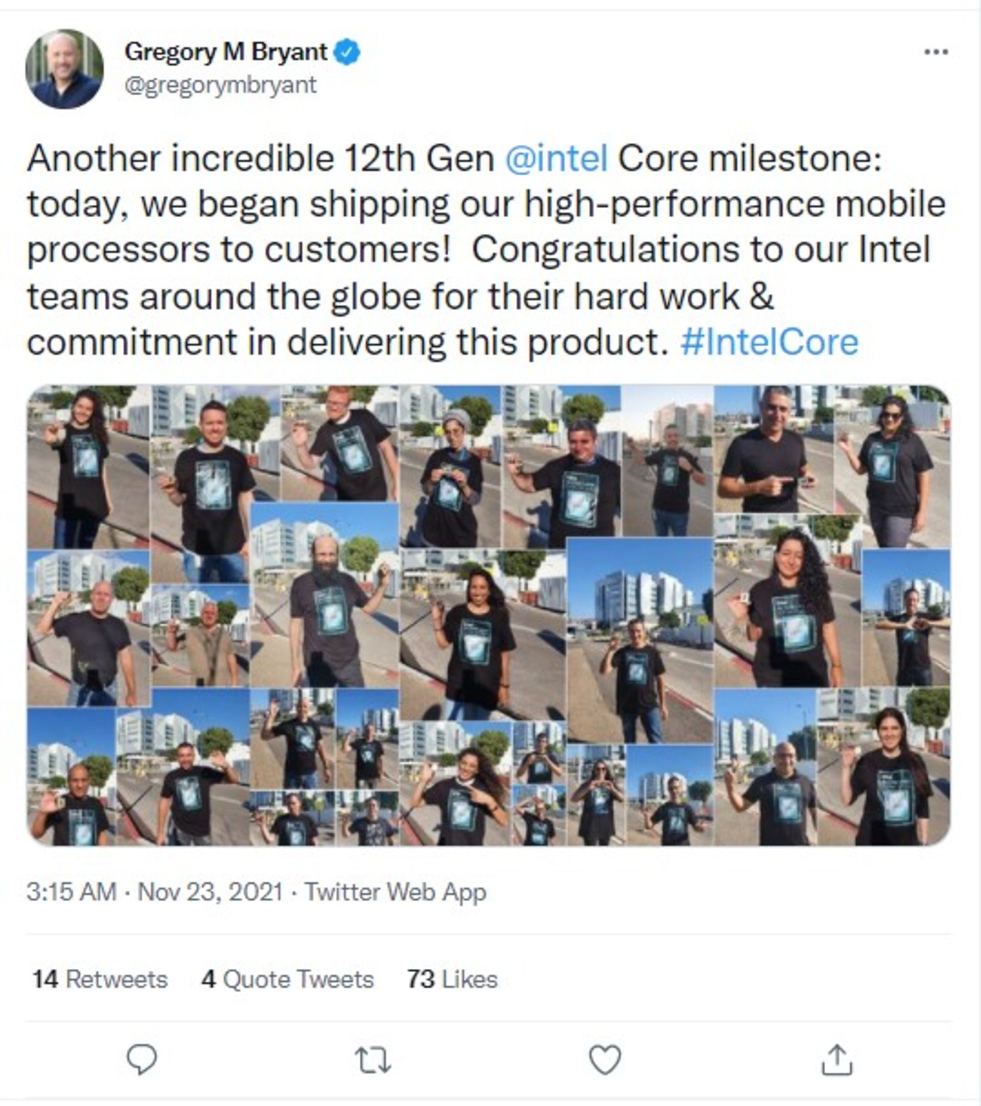 intel tweet