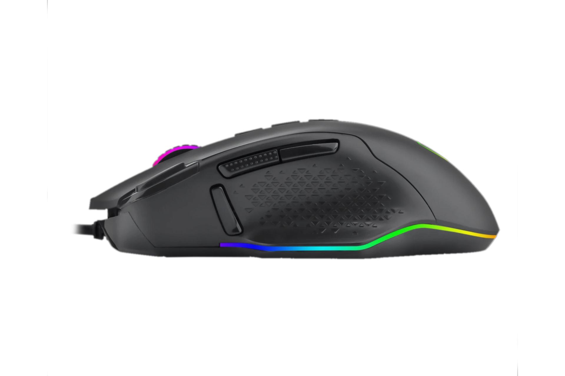 نمای کنار ماوس گیمینگ تی دگر مدل Vale T-TGM309 RGB Backlighting