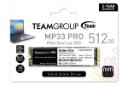 جعبه SSD تیم گروپ MP33 PRO NVMe M.2 ظرفیت 512 گیگابایت