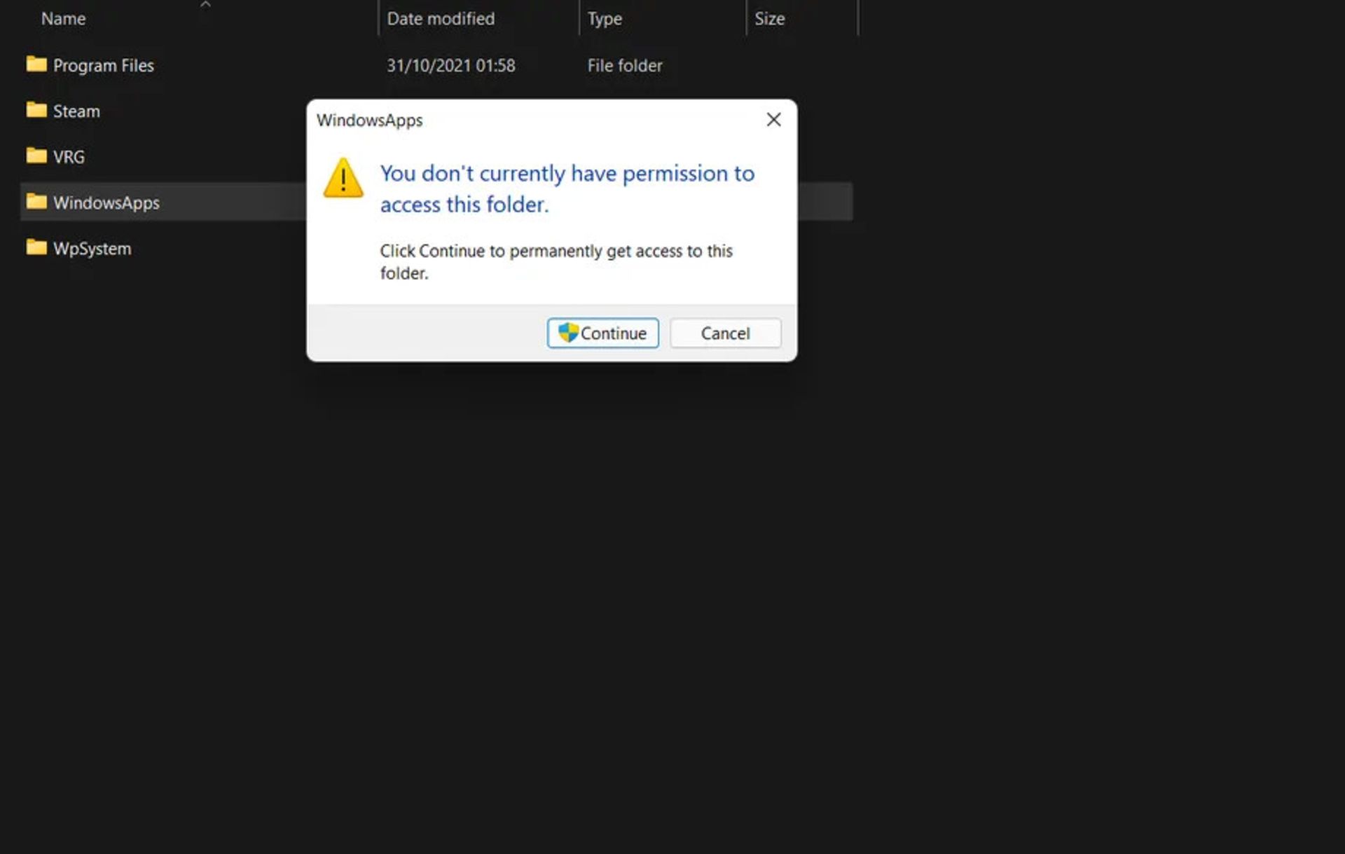 فولدر نصب بازی در ویندوز