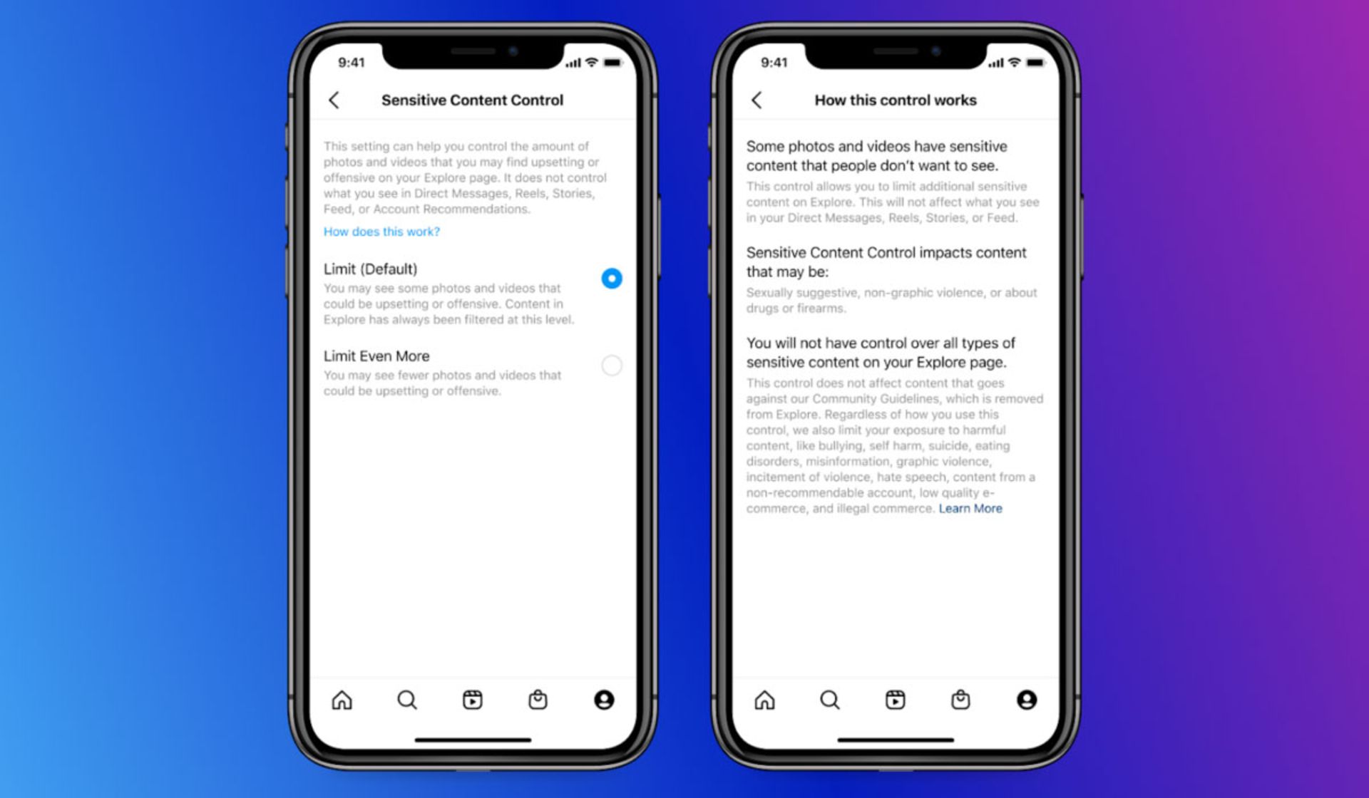 قابلیت شبکه اجتماعی اینستاگرام برای محافظت از نوجوانان