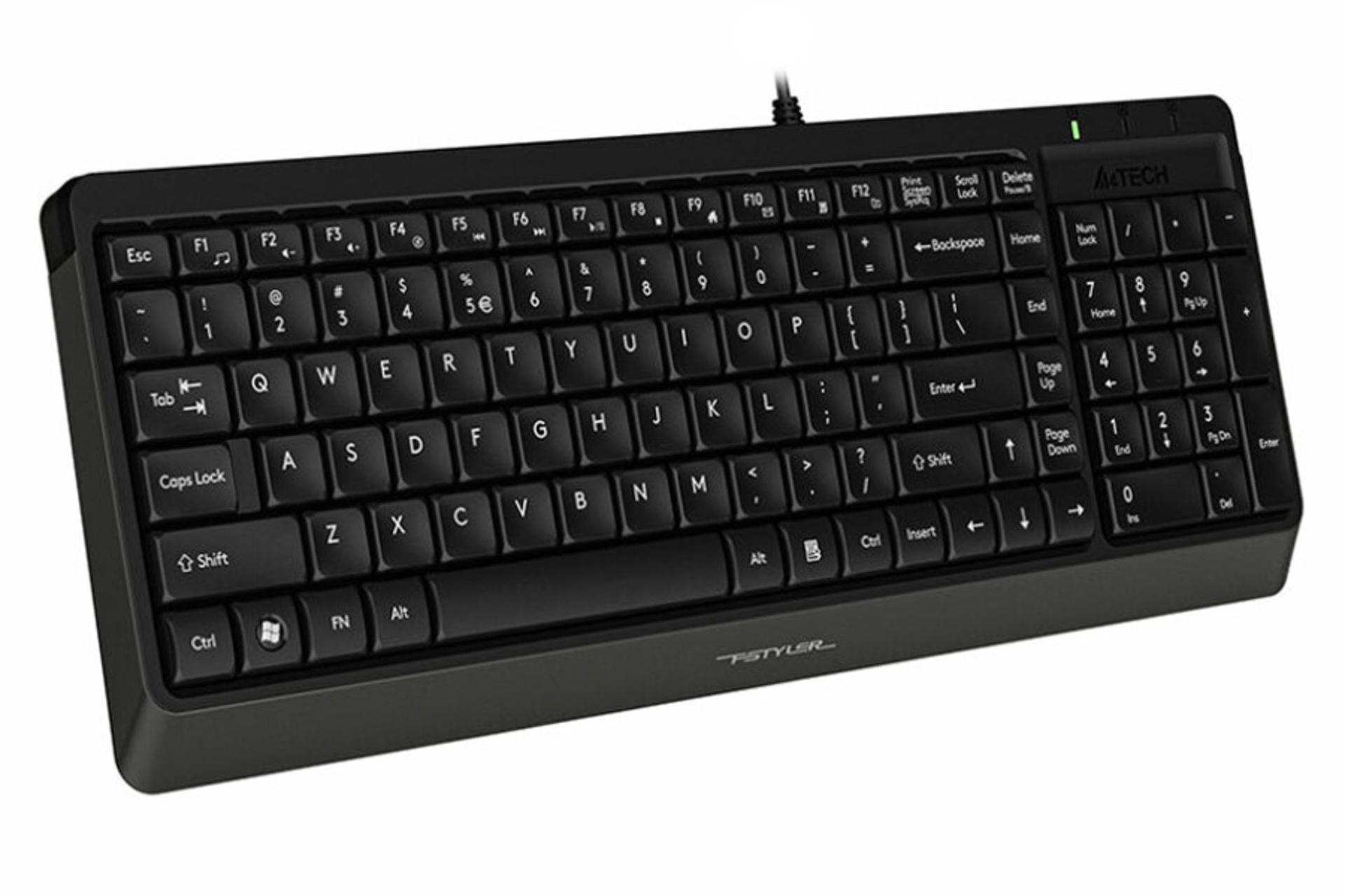 نمای چپ کیبورد ای فورتک FK15