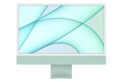 نمای روبرو کامپیوتر آل این وان All in One apple imac 24 inch 2021 m1 7 core gpu 