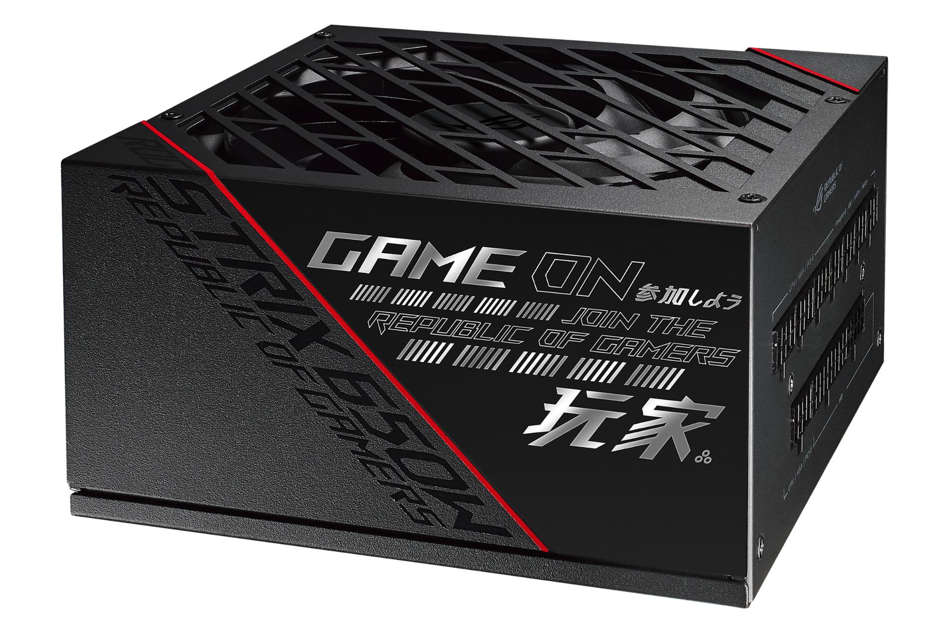 پاور کامپیوتر ایسوس ROG Strix 650G با توان 650 وات با لوگو سفید