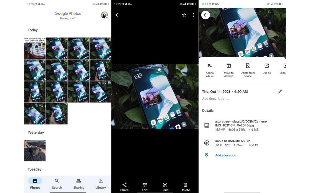 تغییر تاریخ و زمان عکس Google Photos در اندروید-۱