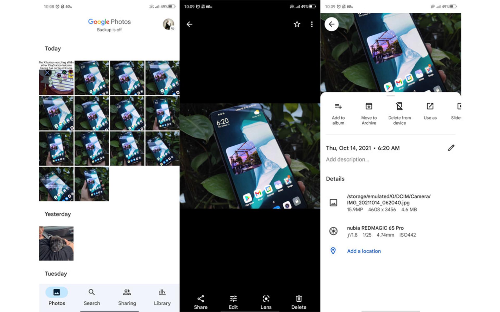تغییر تاریخ و زمان عکس Google Photos در اندروید-۱