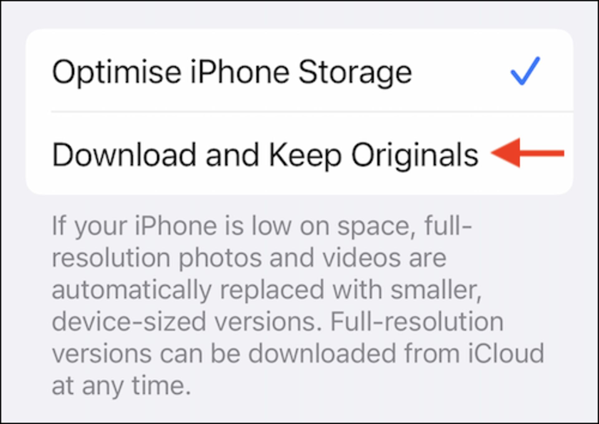 غیرفعال کردن iCloud Photos