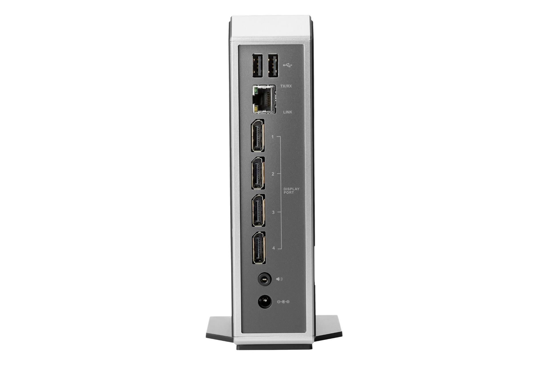 نمای پشت Thin Client اچ پی HP T310 Quad-Display