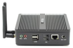 نمای پشت کامپیوتر کوچک هیستو Hystou Celeron Atom Z3700