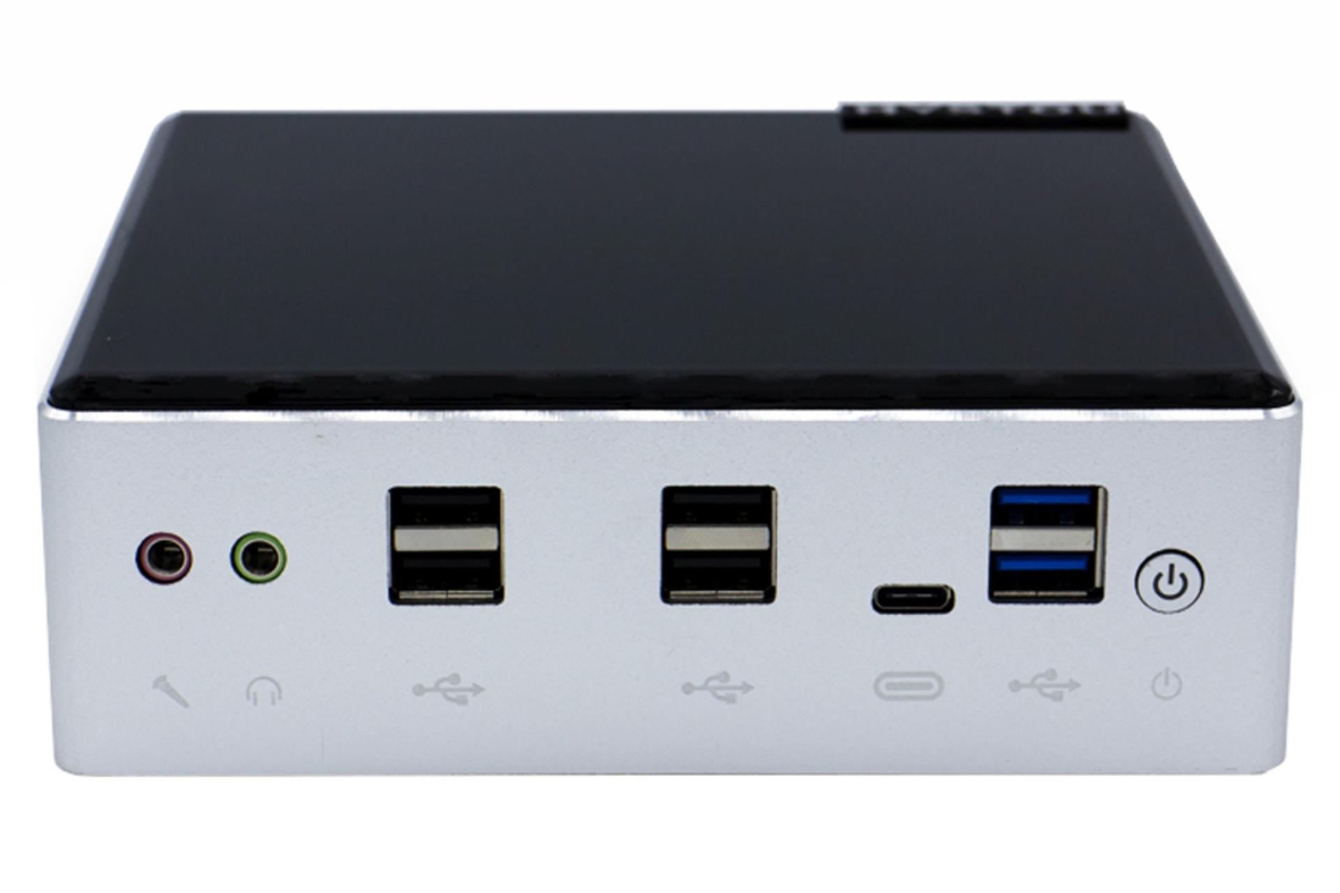 نمای روبرو Mini PC هیستو Hystou M3