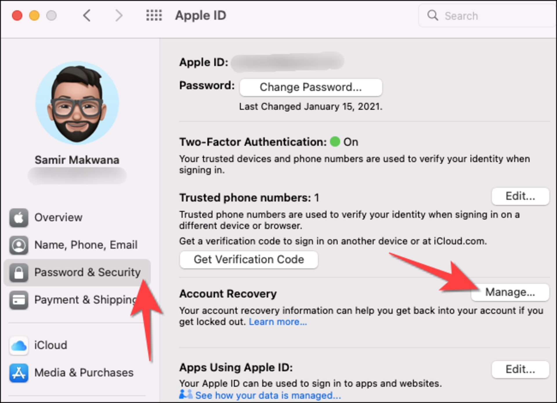روش افزودن recovery contact در دستگاه‌های اپل
