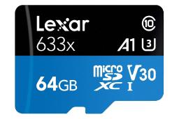 microSDXC با ظرفیت 64 گیگابایت مدل V30 A1 کلاس 10