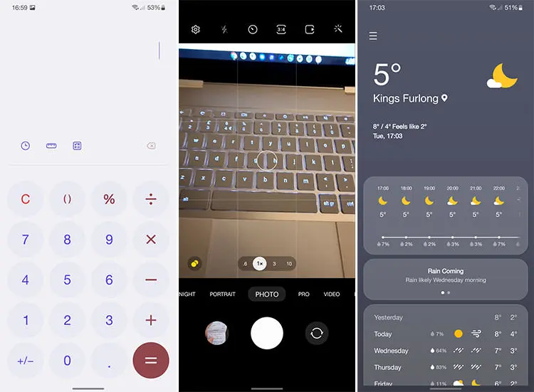 اپلیکیشن های بازطراحی شده One UI 4