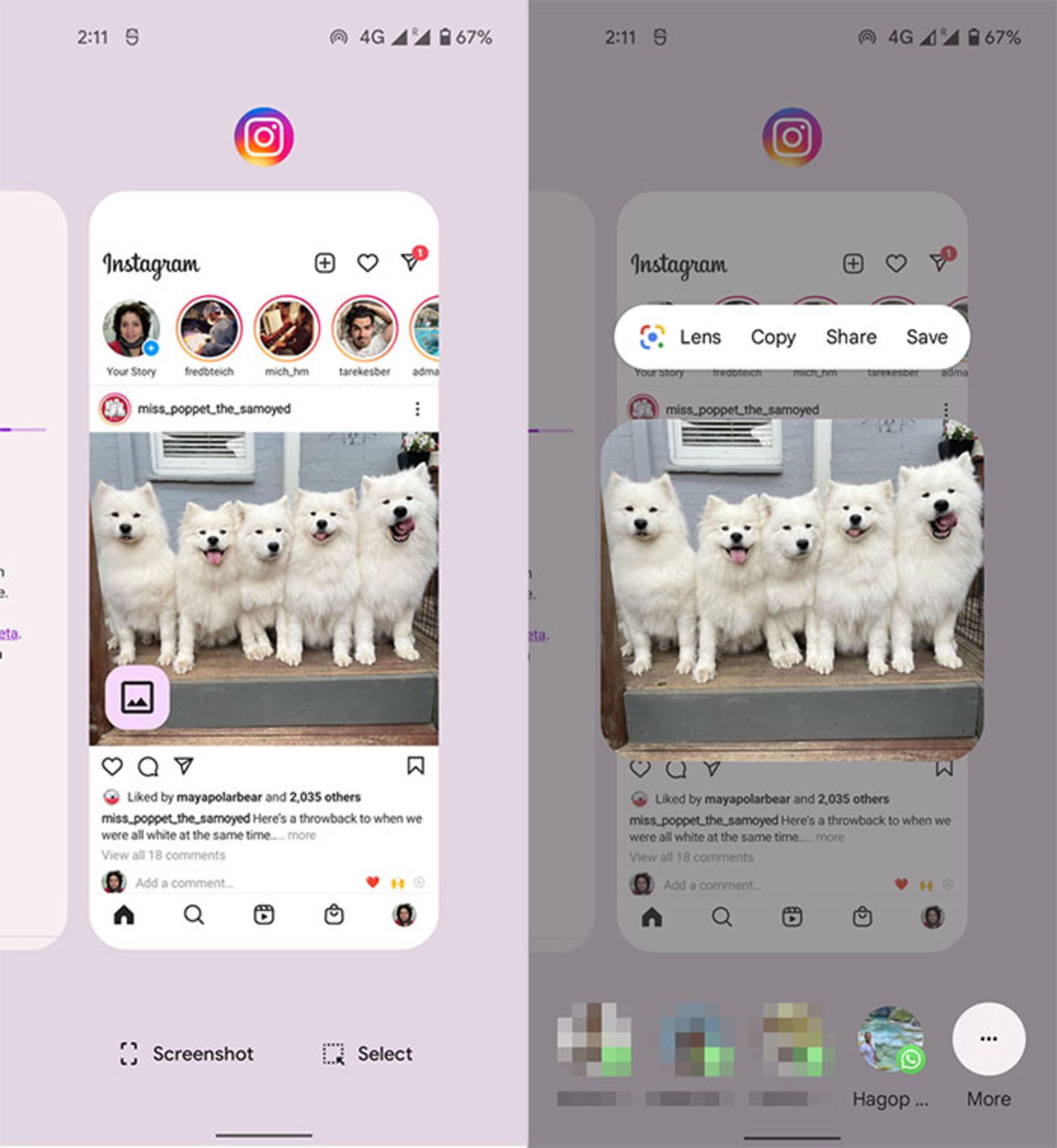 recents overview