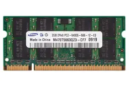 رم سامسونگ M470T5663QZ3-CF7 ظرفیت 2 گیگابایت از نوع DDR2-800