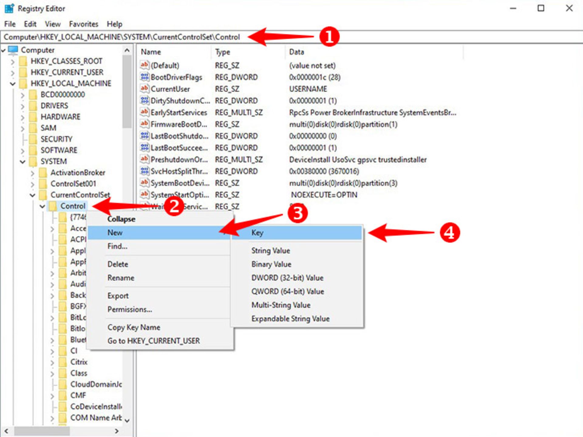 ساخت فولدر storage device policies