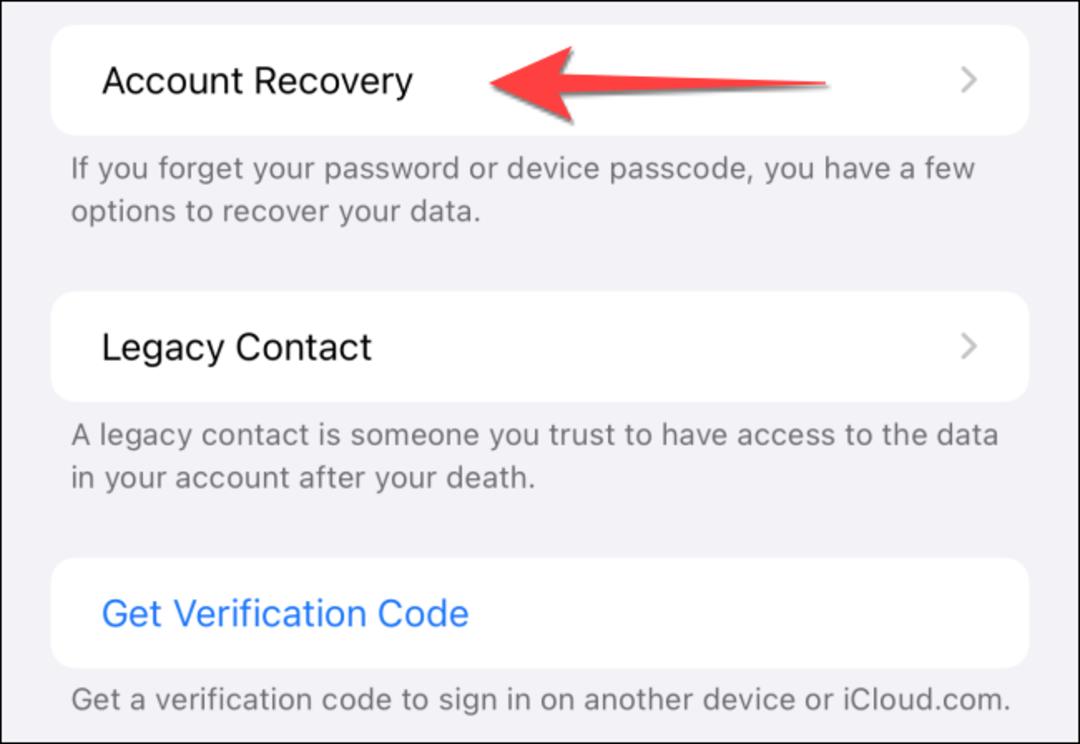 روش افزودن recovery contact در دستگاه‌های اپل