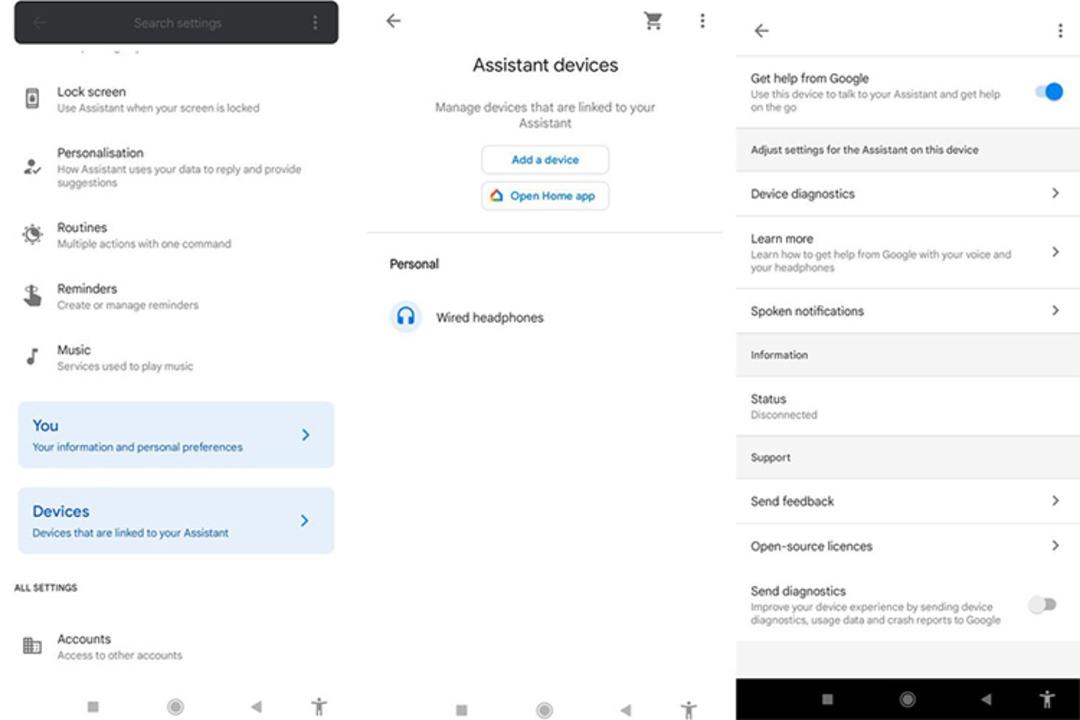 راه‌اندازی Google Assistant روی هدفون‌های سیمی