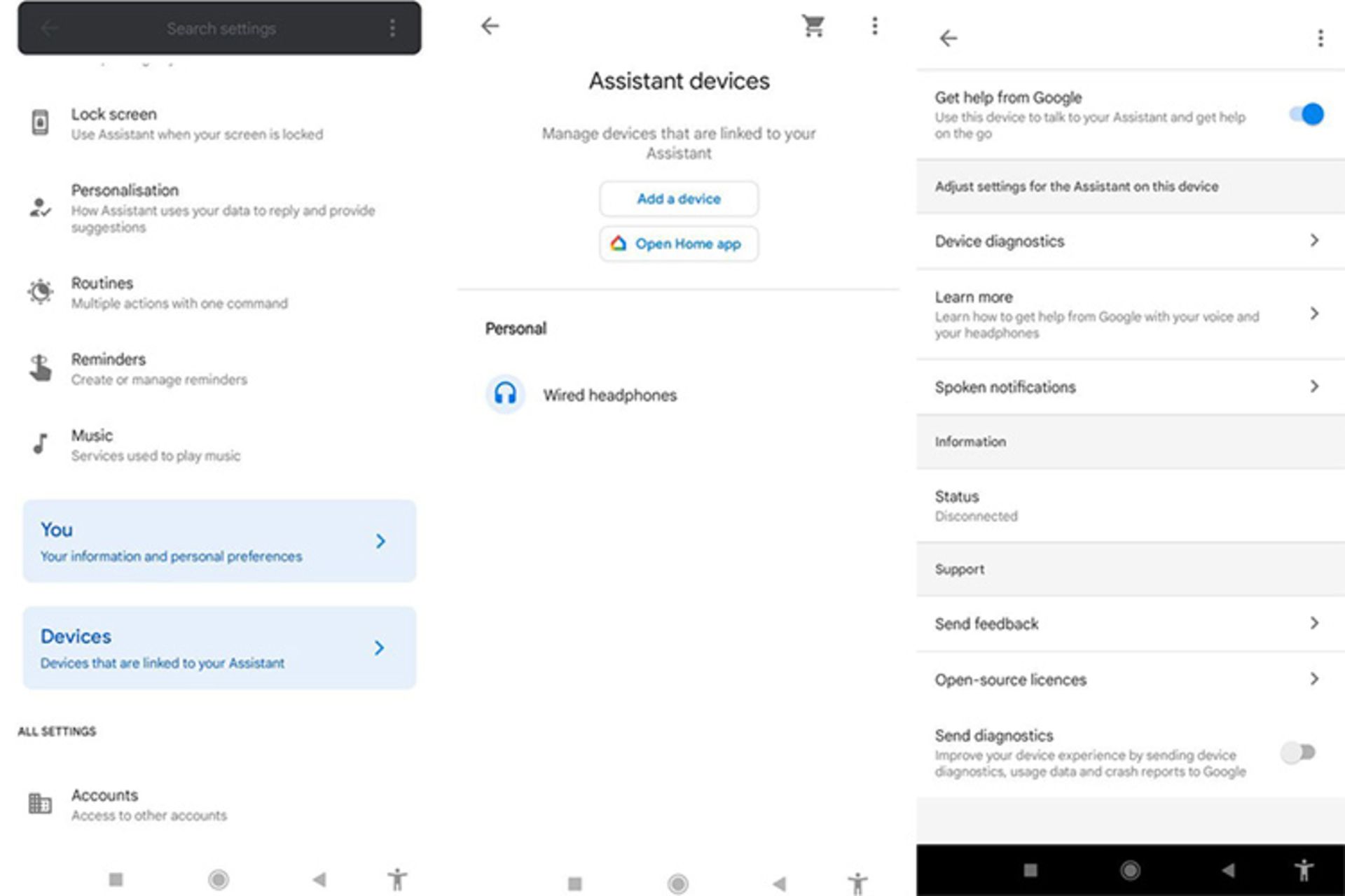 راه‌اندازی Google Assistant روی هدفون‌های سیمی