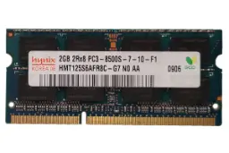 رم اس کی هاینیکس HMT125S6AFR8C-G7 ظرفیت 2 گیگابایت از نوع DDR3-1066