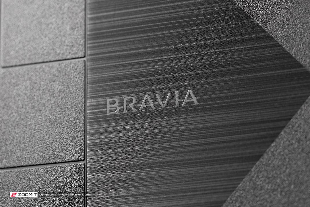 لوگوی براویا در تلویزیون Bravia X90J سونی