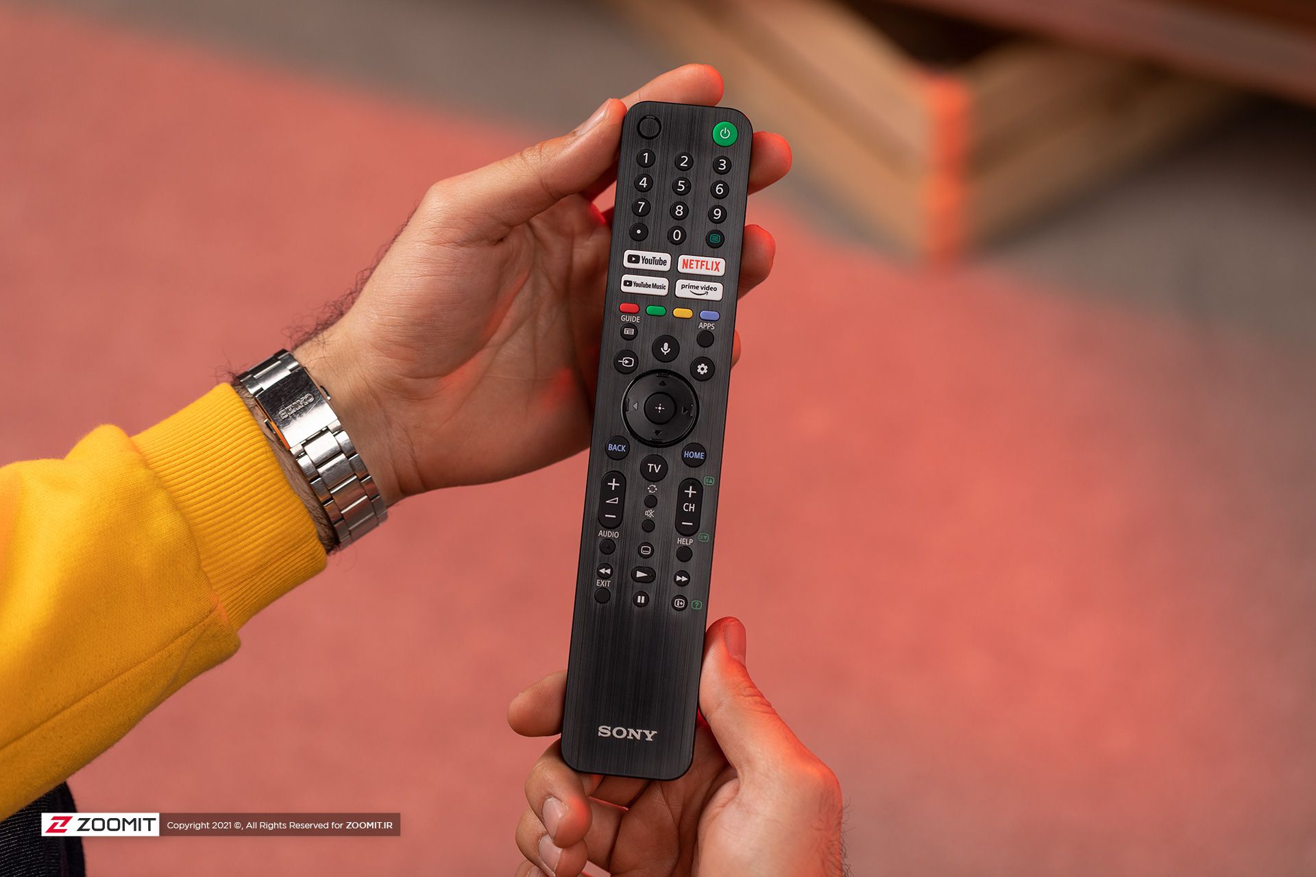 ریموت کنترل تلویزیون Bravia X90J سونی