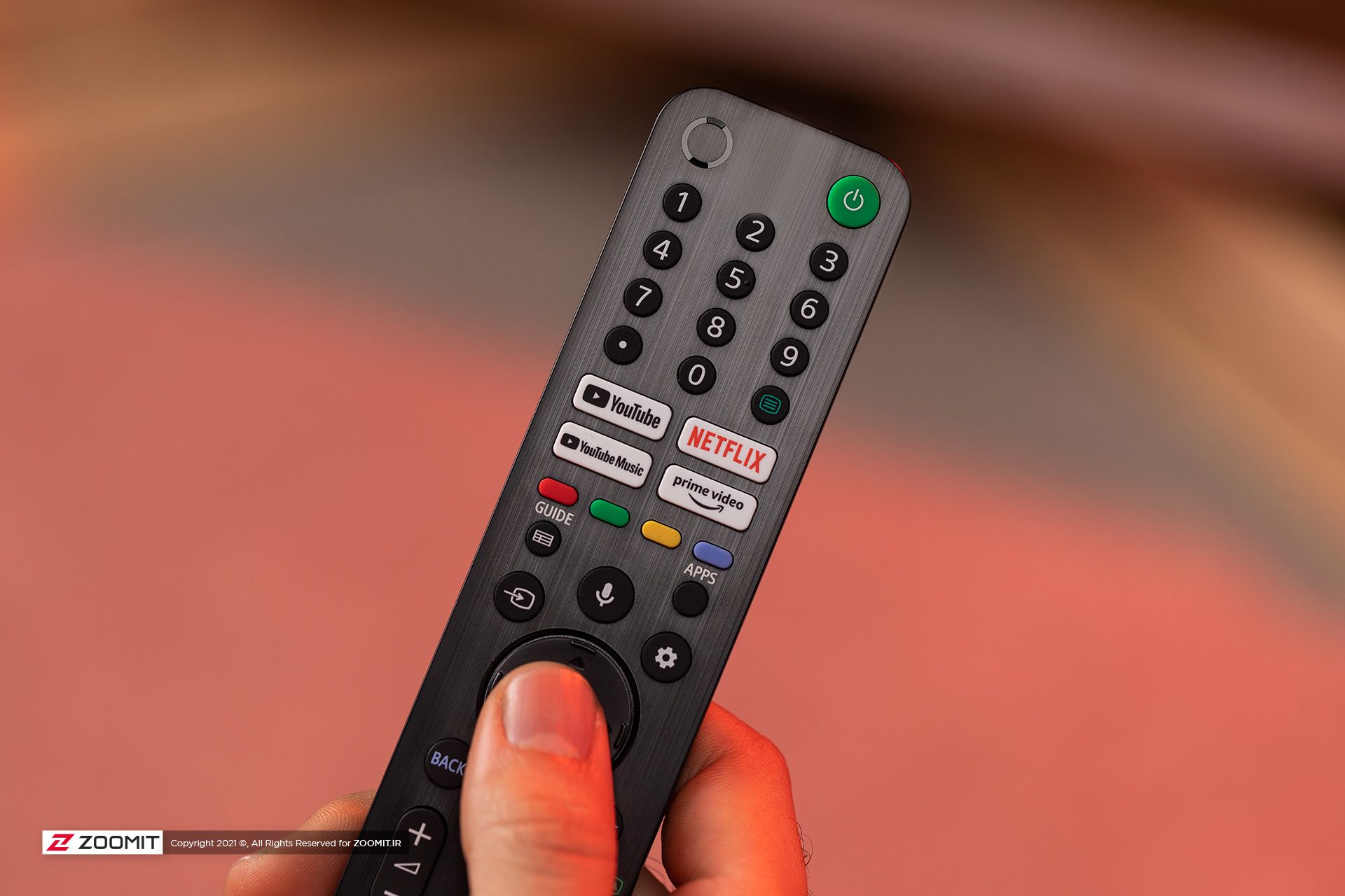کنترل تلویزیون Bravia X90J سونی