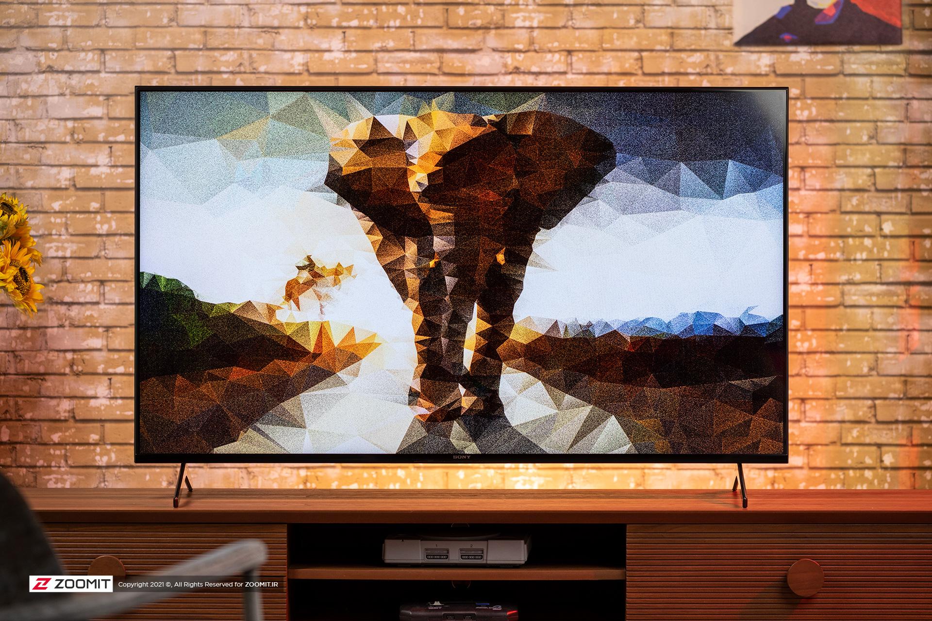 والپیپر تلویزیون Bravia X90J سونی