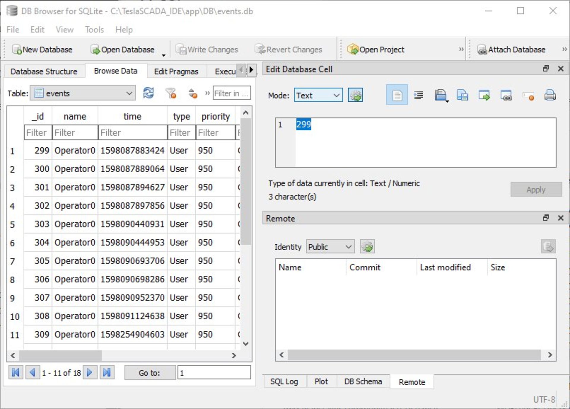 مدیریت SQLite