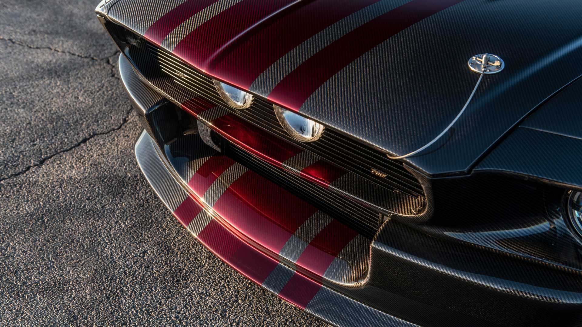 چراغ جلو فورد موستانگ شلبی / Shelby GT500CR کلاسیک سیاه رنگ