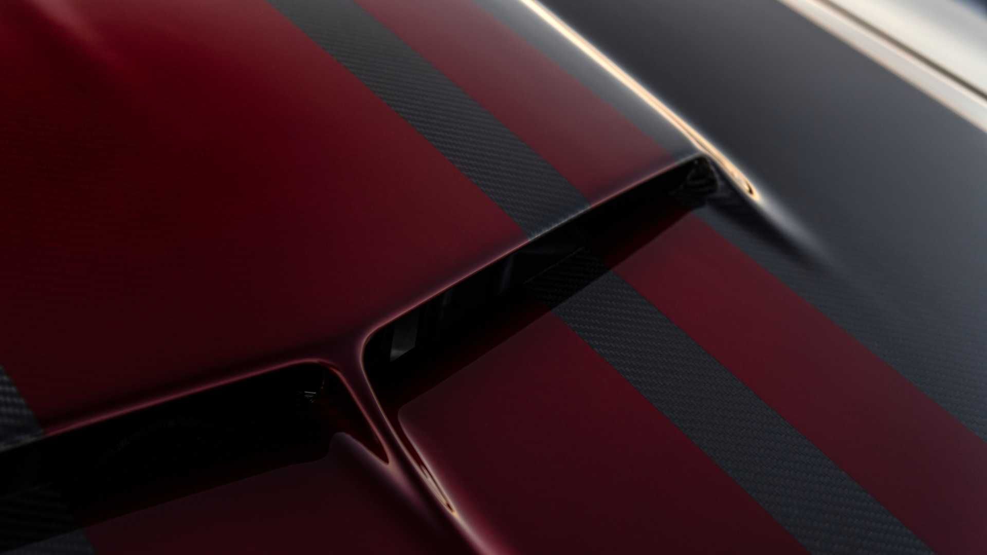 کاپوت فورد موستانگ شلبی / Shelby GT500CR کلاسیک سیاه رنگ