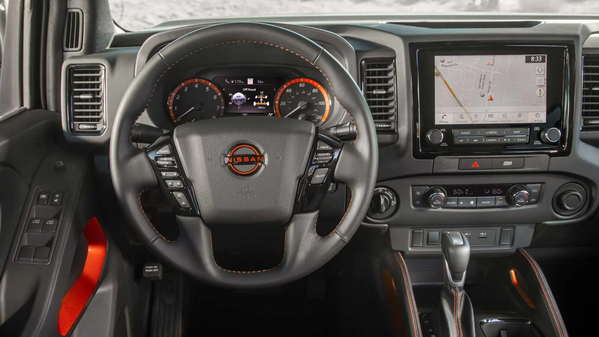Nissan Frontier 2022 نیسان فرانتیر نمای فرمان