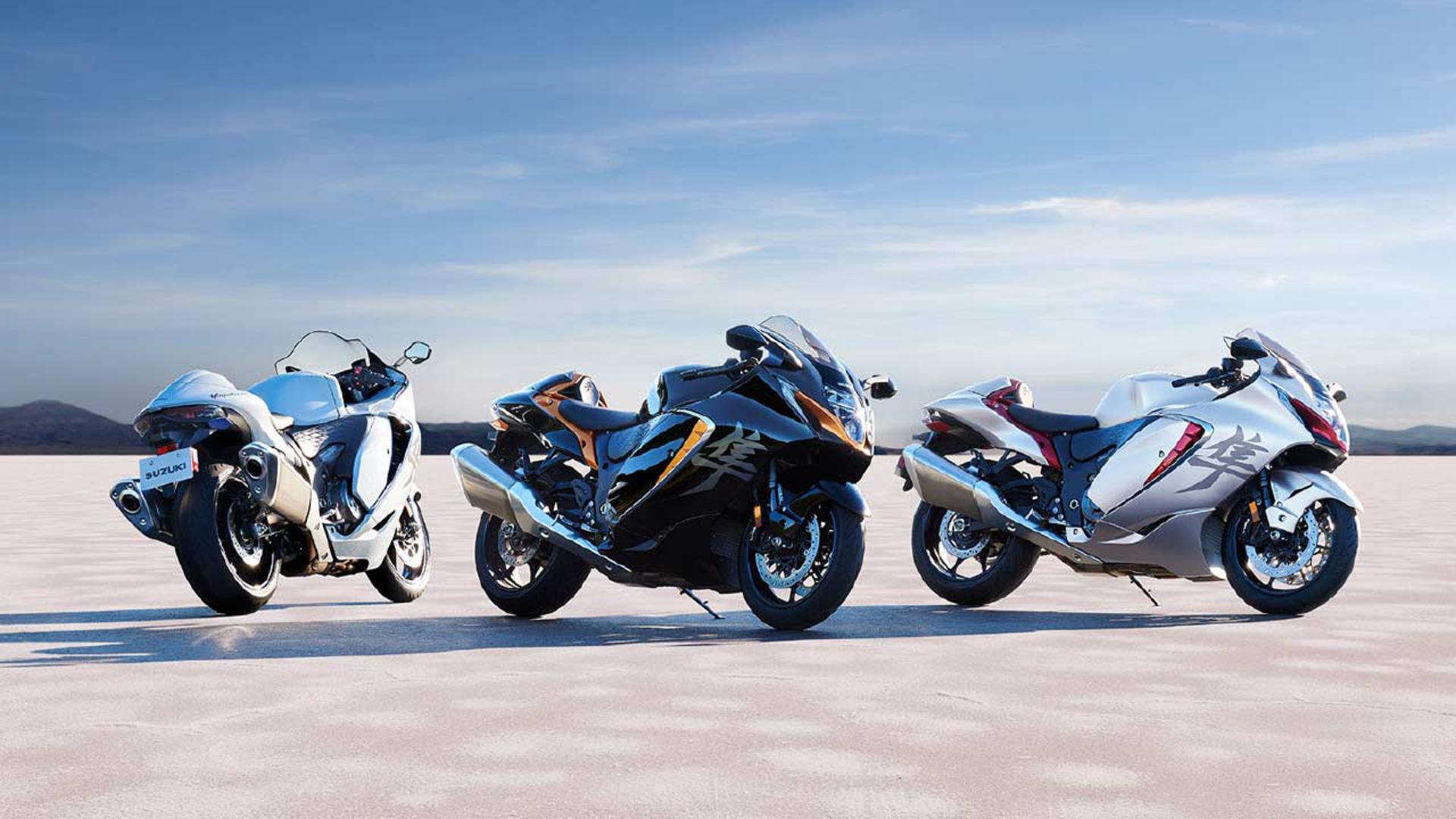 Suzuki Hayabusa 2021 third-generation سوزوکی هایابوسا نمای گروهی