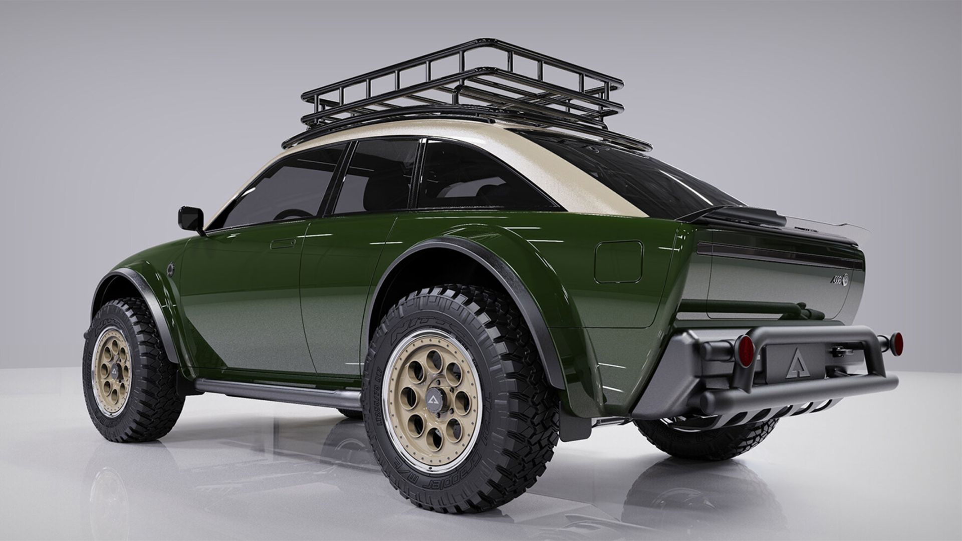 alpha JAX شاسی بلند برقی آلفا جکس نمای عقب