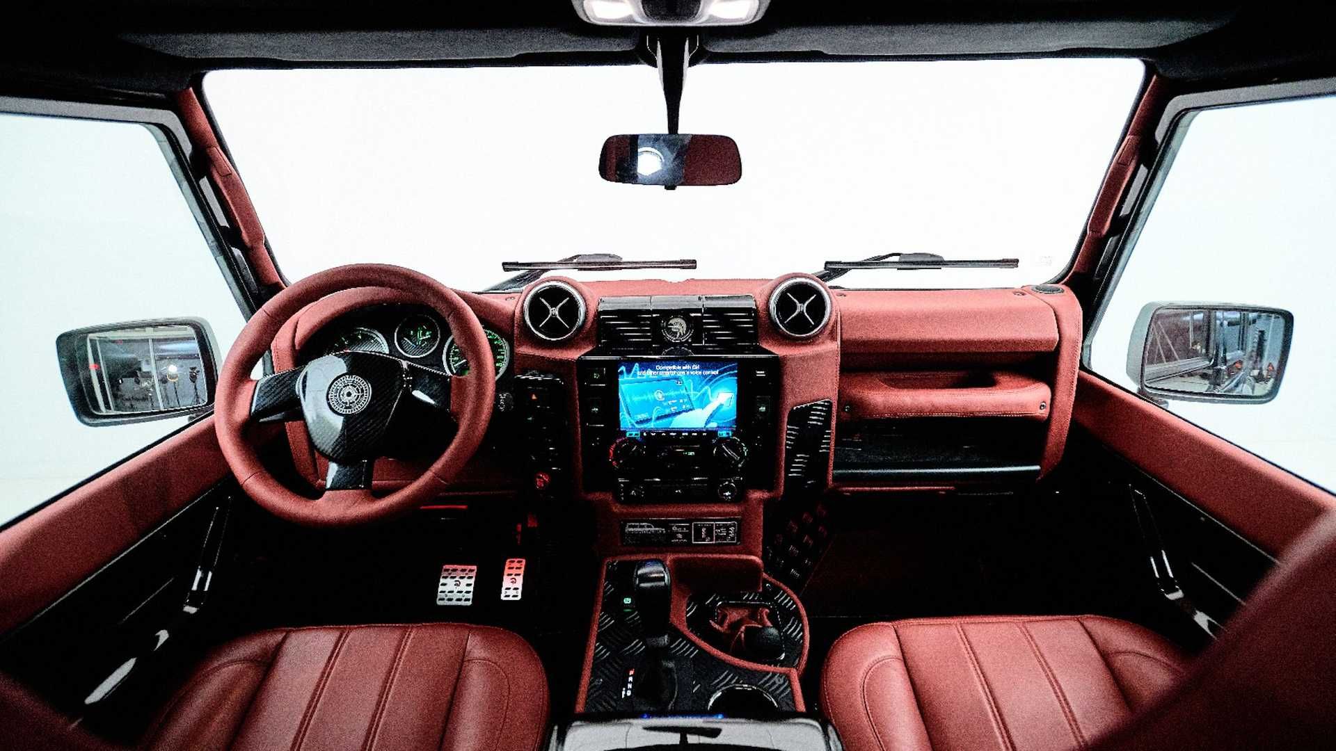 نمای کابین شاسی بلند لندرور دیفندر / Land Rover Defender با تیونینگ آرس دیزاین / Ares Design