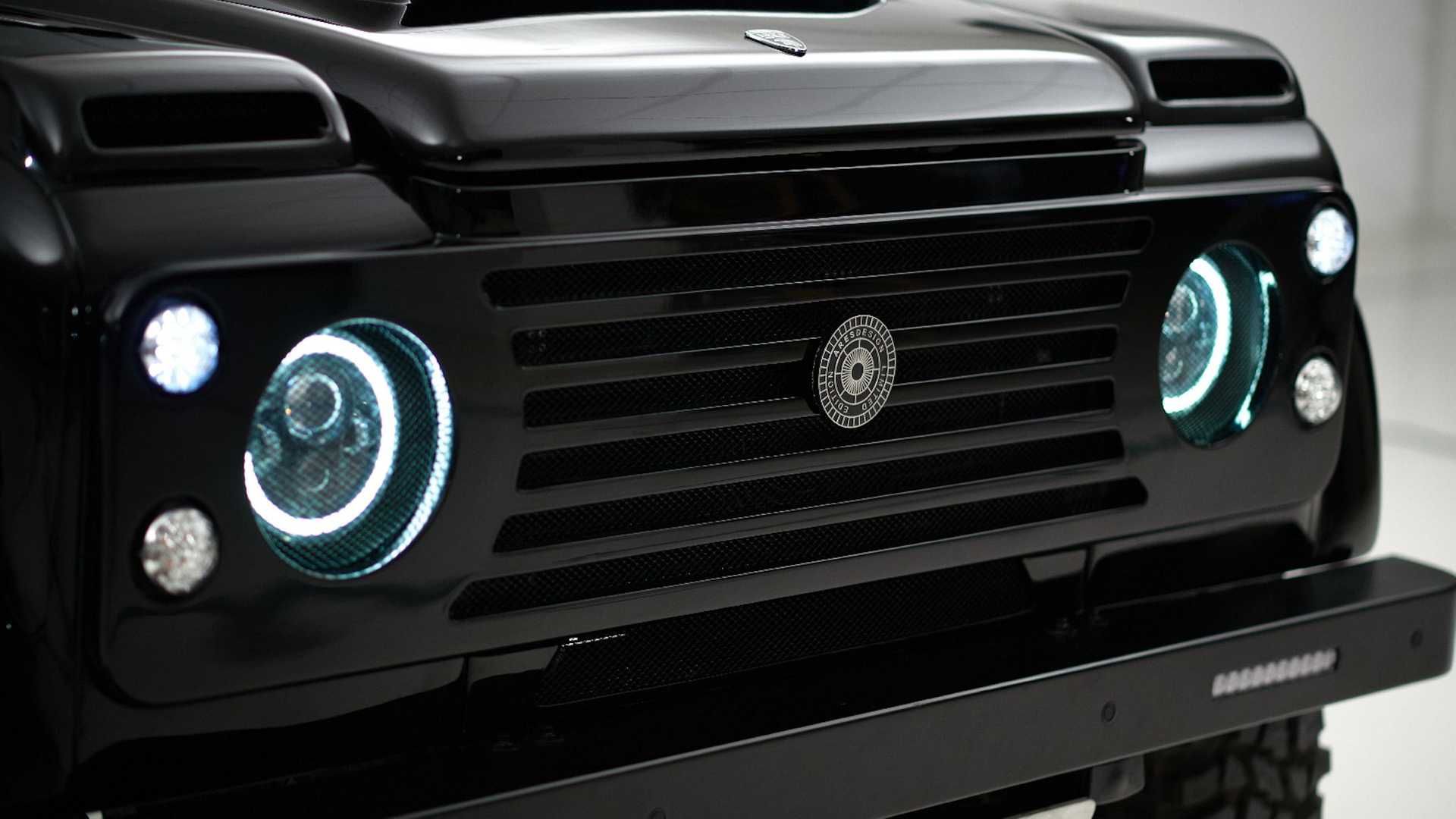 پروفیل جلو و سپر شاسی بلند لندرور دیفندر / Land Rover Defender با تیونینگ آرس دیزاین / Ares Design
