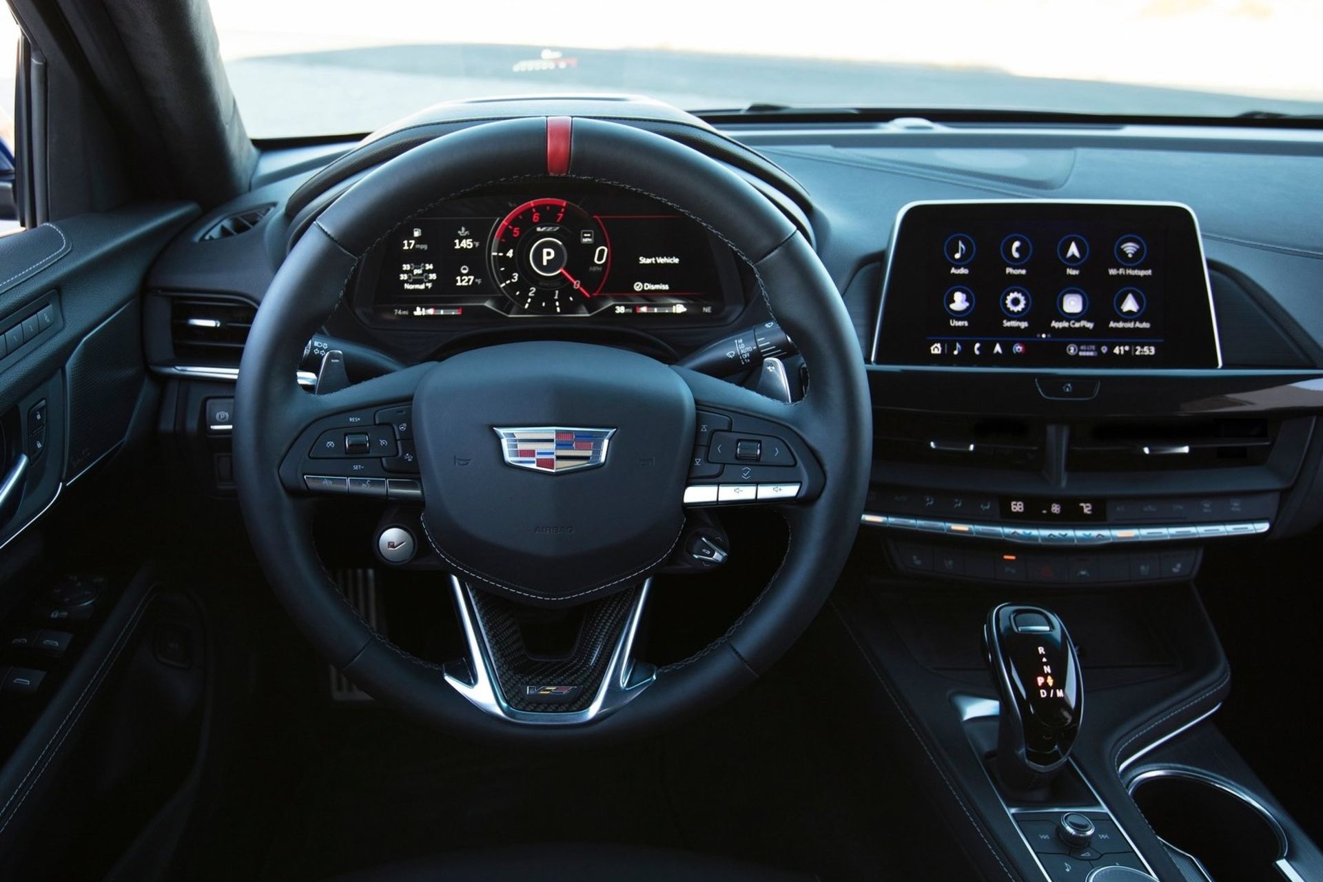 Cadillac CT4-V Blackwing کادیلاک سی تی4 بلک وینگ نمای فرمان