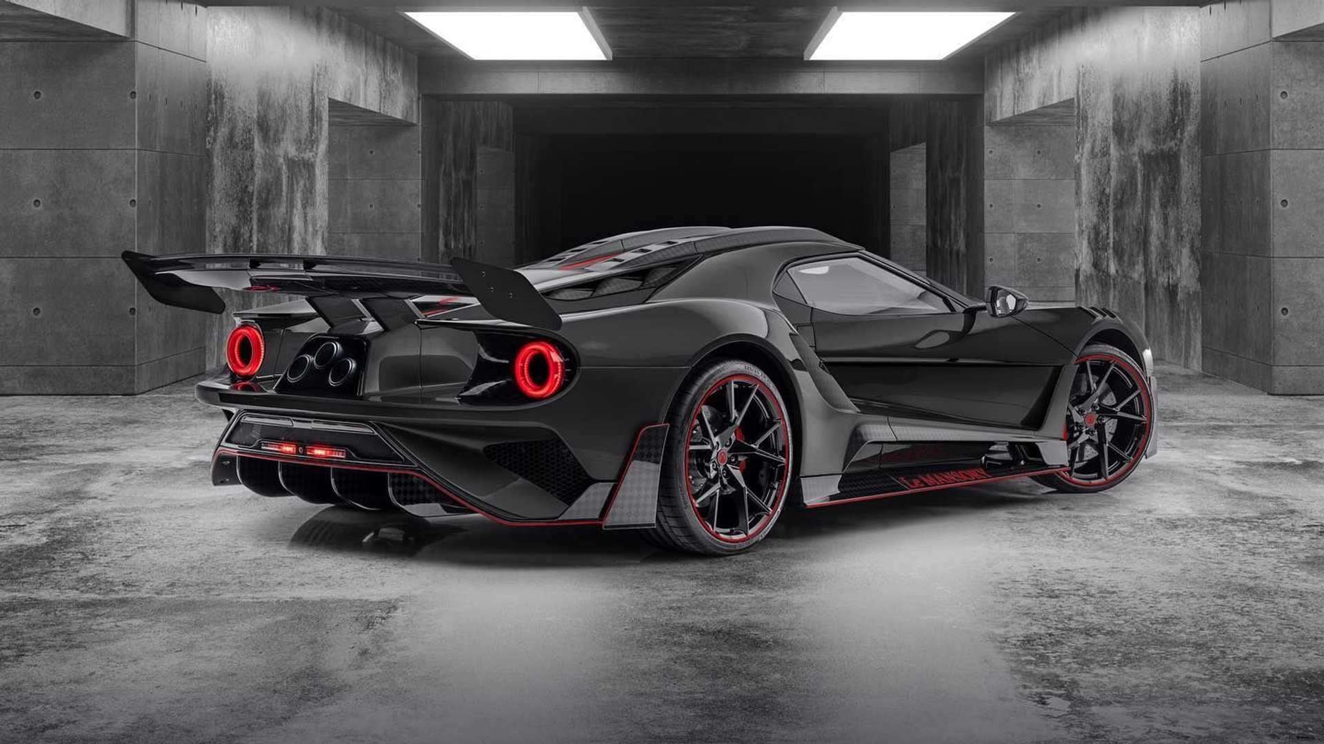 نمای عقب فورد جی تی تیونینگ منصوری / Mansory Ford GT