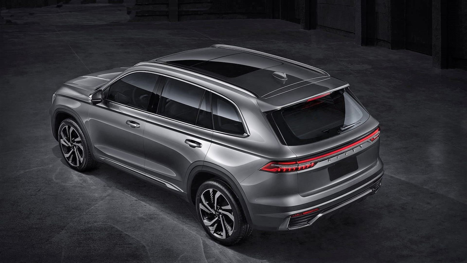 Geely XK11 شاسی بلند 2021 جیلی نمای عقب و سقف